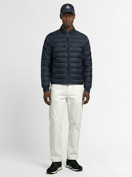 Moncler: Rigel nylon down jacket - Navy - men_1 | Luisa Via Roma