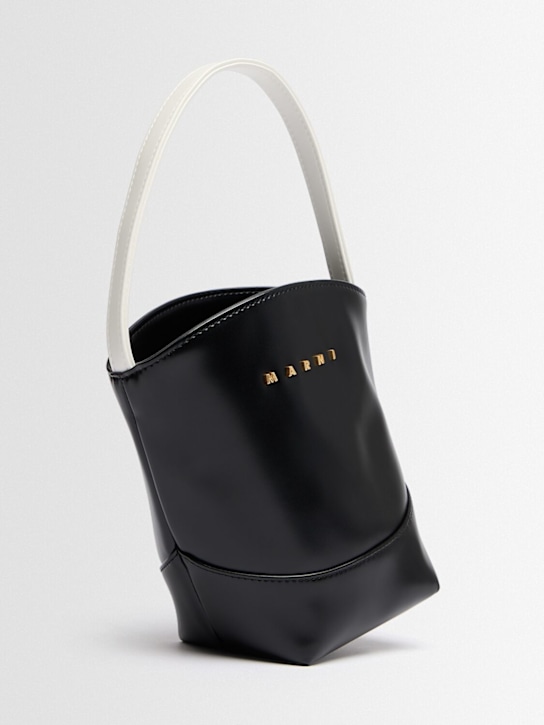 Marni Junior: Small top handle bag - 黑色 - kids-girls_1 | Luisa Via Roma