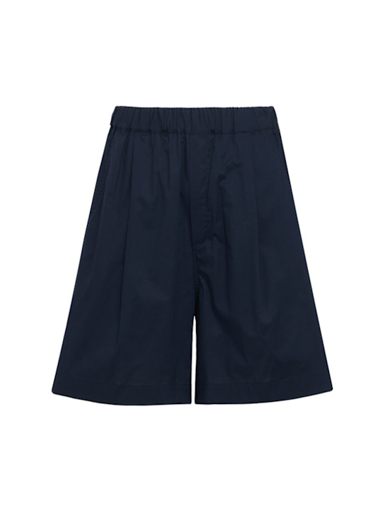 Laneus: Cotton shorts - Navy - men_0 | Luisa Via Roma