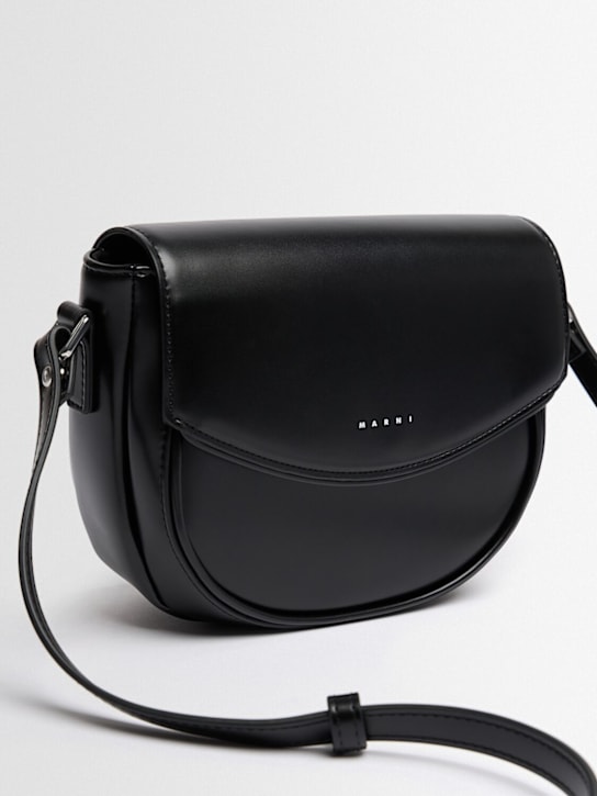 Marni Junior: Poly shoulder bag w/ logo - Schwarz - kids-girls_1 | Luisa Via Roma