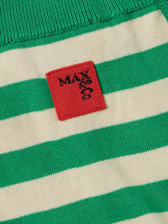 MAX&Co.: Cotton tank top - Beige/Green - kids-girls_1 | Luisa Via Roma