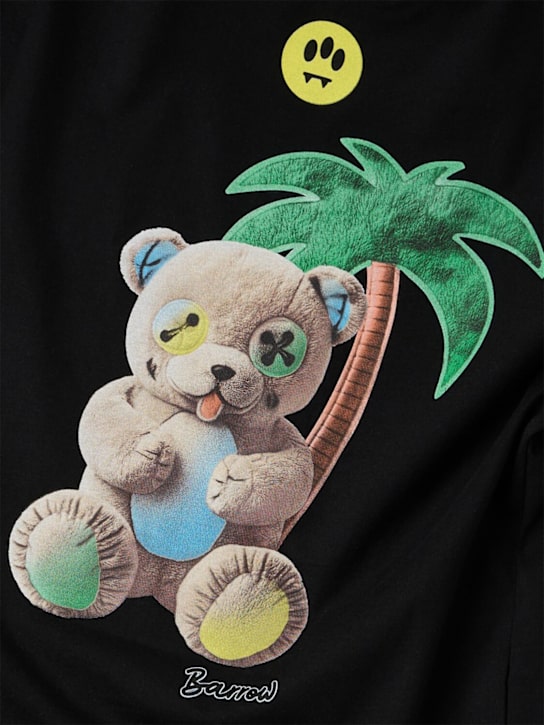 Barrow: Cotton jersey t-shirt - ブラック - kids-boys_1 | Luisa Via Roma