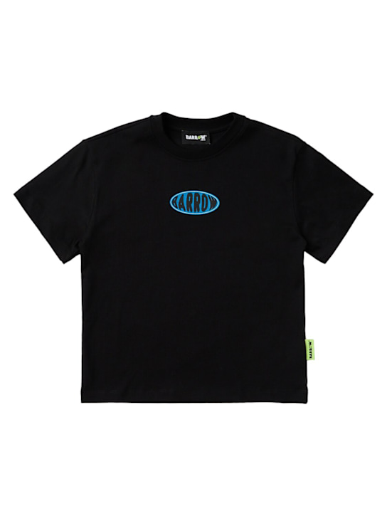 Barrow: Cotton jersey t-shirt - ブラック - kids-boys_0 | Luisa Via Roma