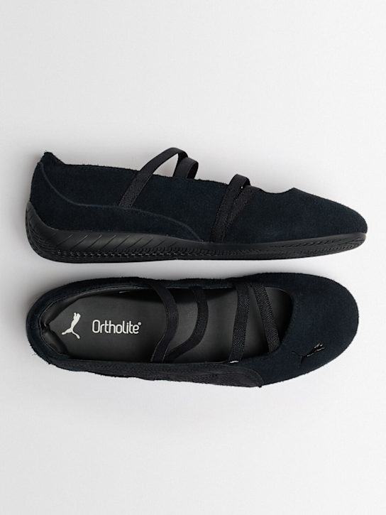 PUMA: Speedcat Ballet python embossed sneakers - Puma Black - women_1 | Luisa Via Roma