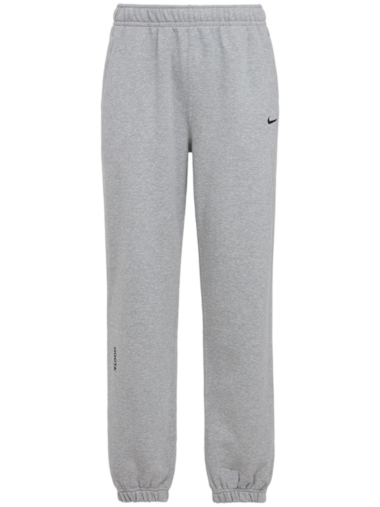 Nike: Nocta sweatpants - Dk Grey Heather - men_0 | Luisa Via Roma