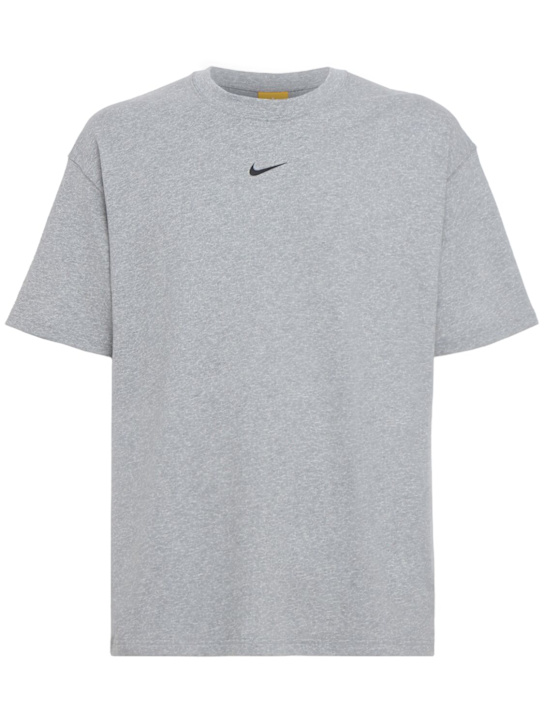 Nike: Nocta short sleeve t-shirt - Dk Grey Heather - men_0 | Luisa Via Roma