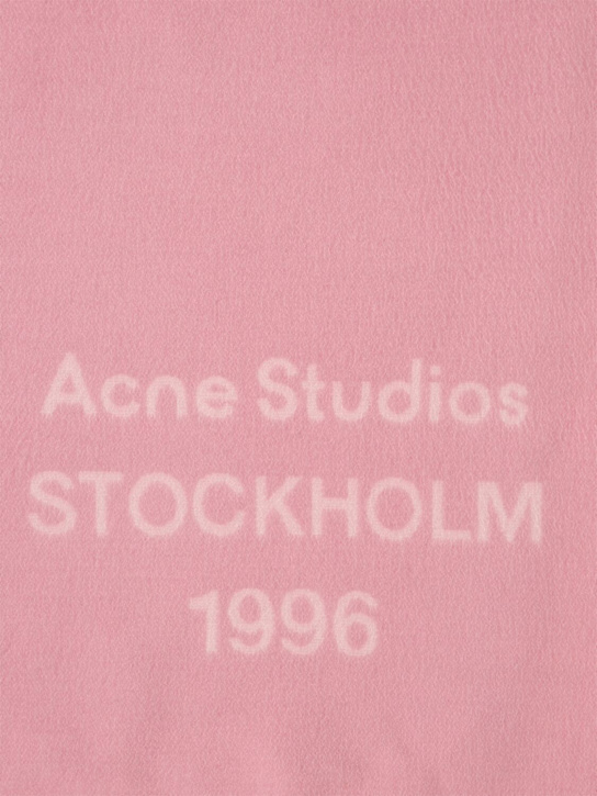 Acne Studios: Venus 1996 wool scarf - Cotton Candy - women_1 | Luisa Via Roma