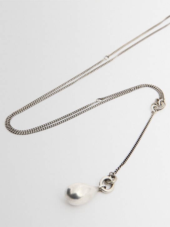 Ann Demeulemeester: Tinne配吊坠项链 - 古银色 - men_1 | Luisa Via Roma