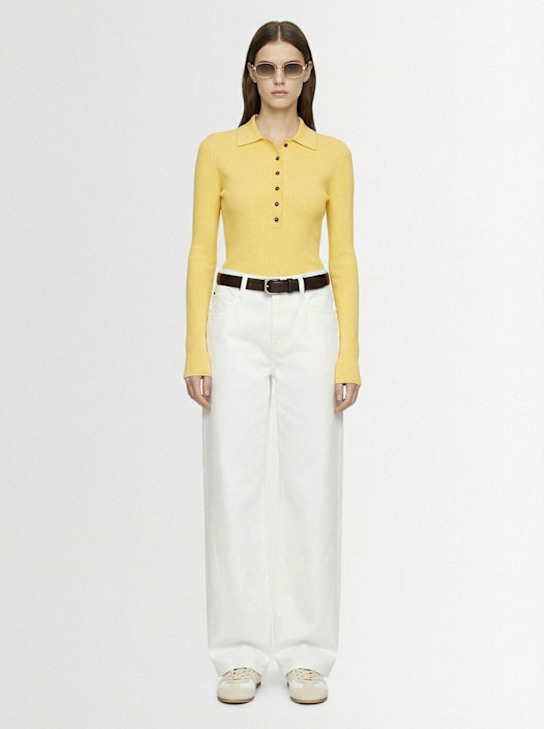 Amiya: Georgia polo - Amarillo - women_1 | Luisa Via Roma