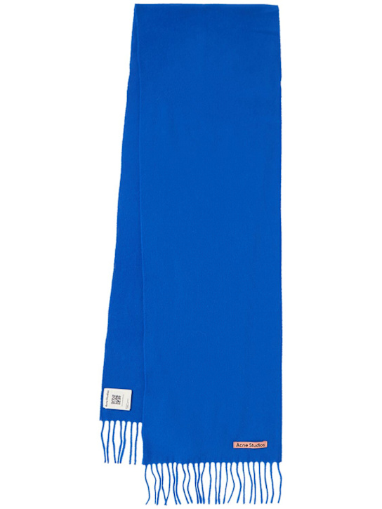 Acne Studios: Canada羊毛围巾 - 宝蓝色 - women_0 | Luisa Via Roma