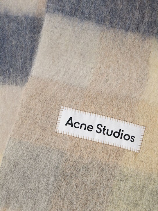 Acne Studios: 羊驼毛混纺围巾 - Vanilla/Beige - men_1 | Luisa Via Roma