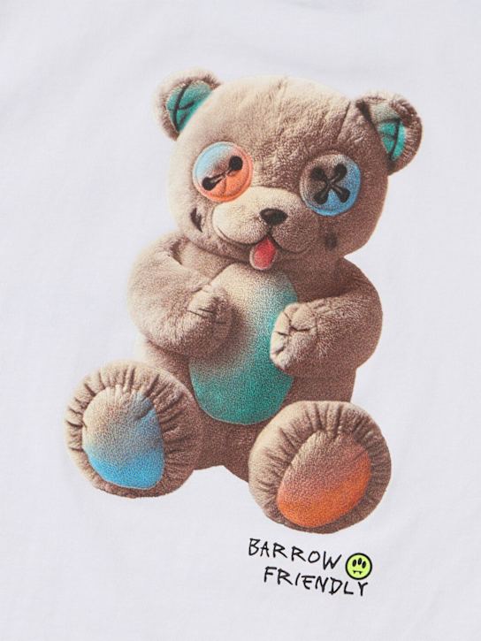 Barrow: Cotton jersey t-shirt - オフホワイト - kids-boys_1 | Luisa Via Roma