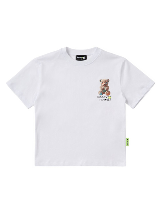 Barrow: Cotton jersey t-shirt - オフホワイト - kids-boys_0 | Luisa Via Roma
