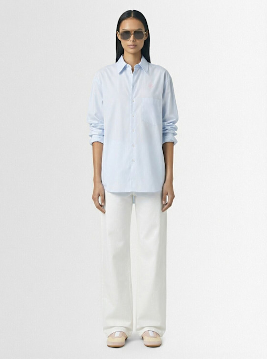 SEAFARER: Kim poplin shirt - Bleu - women_1 | Luisa Via Roma