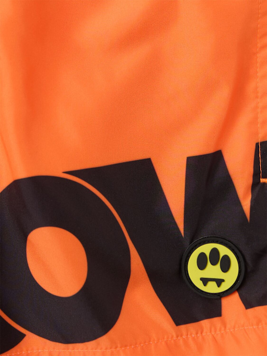 Barrow: Nylon swim shorts - Naranja Neón - kids-boys_1 | Luisa Via Roma
