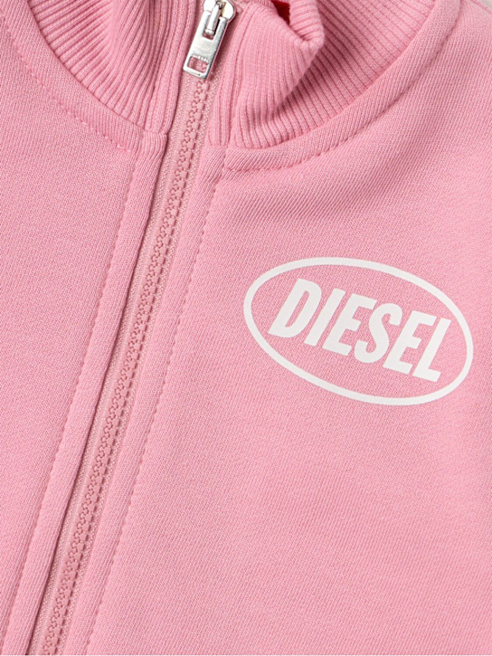 Diesel Kids: Cotton sweatshirt - Pink - kids-girls_1 | Luisa Via Roma