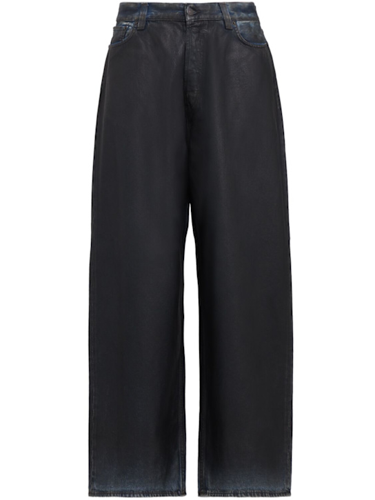 Acne Studios: 2023 Charcoal涂层牛仔裤 - 黑色 - men_0 | Luisa Via Roma