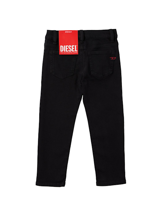 Diesel Kids: Stretch cotton jeans - 黑色 - kids-boys_1 | Luisa Via Roma