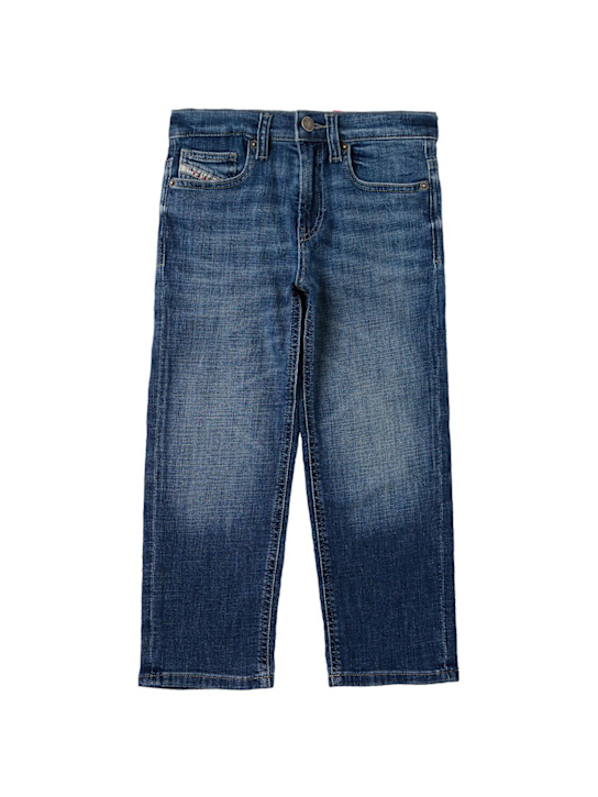 Diesel Kids: Stretch cotton jeans - Azul - kids-boys_0 | Luisa Via Roma
