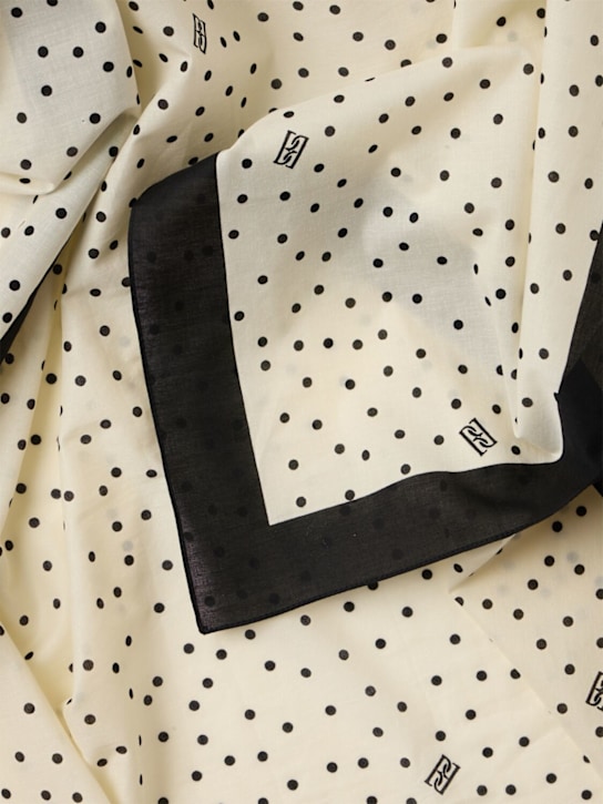 By Malene Birger: Cianna polka dots scarf - Black - women_1 | Luisa Via Roma