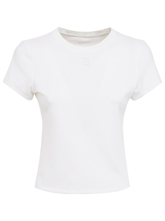 Nike: Court Advantage t-shirt - White - women_0 | Luisa Via Roma