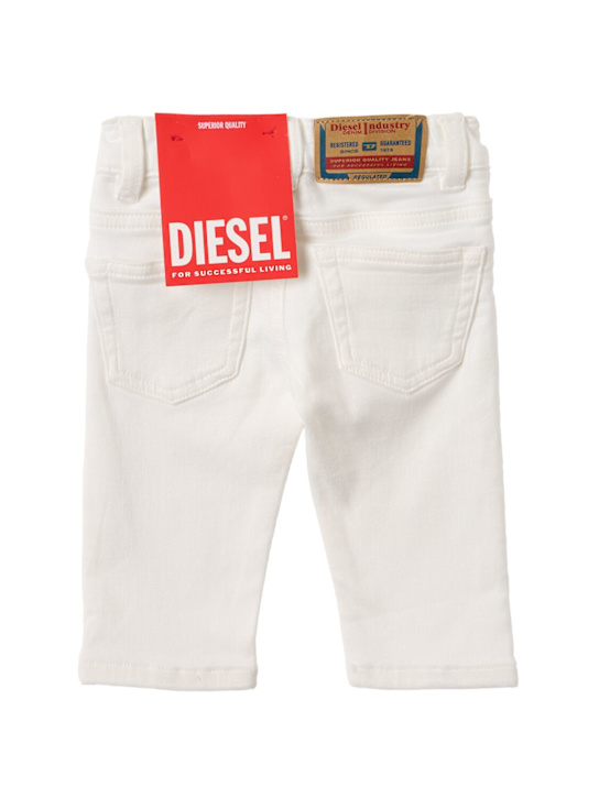 Diesel Kids: Stretch cotton pants - 白色 - kids-boys_1 | Luisa Via Roma