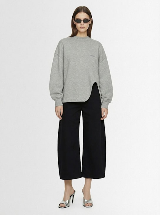 The Attico: Sudadera de algodón - Gris - women_1 | Luisa Via Roma