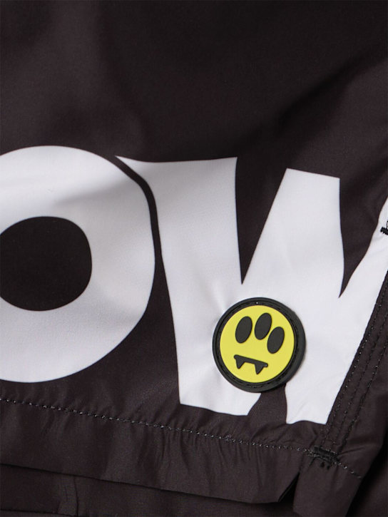 Barrow: Nylon swim shorts - Black - kids-boys_1 | Luisa Via Roma