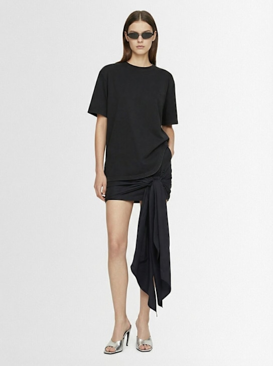 The Attico: Mini skirt - 黑色 - women_1 | Luisa Via Roma