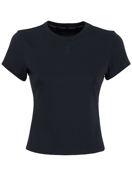 Nike: Court Advantage t-shirt - Black - women_0 | Luisa Via Roma