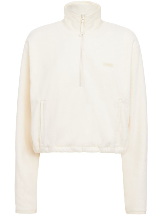 Skims: Tech zip jacket - エクリュ - women_0 | Luisa Via Roma