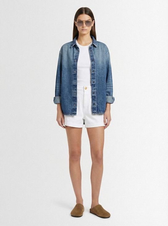 SEAFARER: Janet denim shorts - 白色 - women_1 | Luisa Via Roma