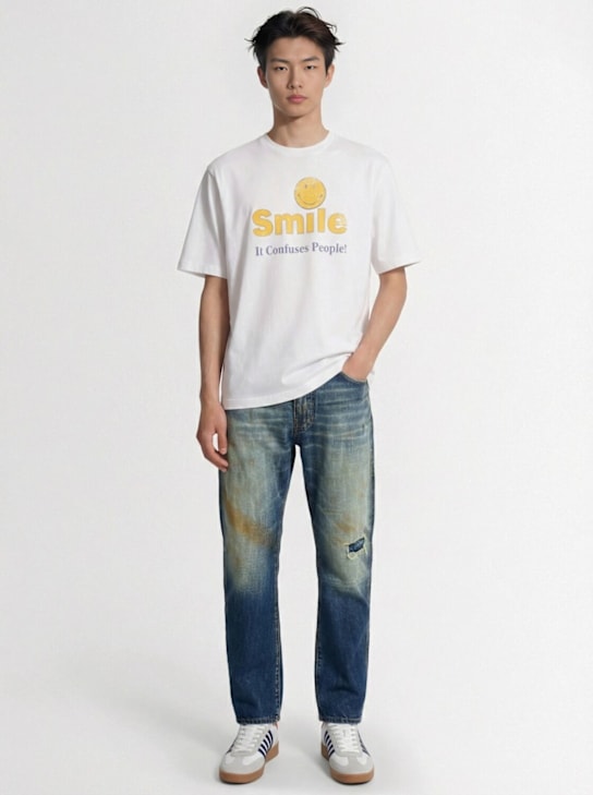 Dsquared2: Loose fit t-shirt - White - men_1 | Luisa Via Roma