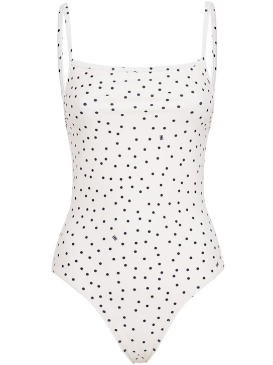 By Malene Birger: Astrid polka dots one piece swimsuit - Black/White - women_0 | Luisa Via Roma