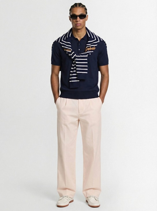 Dsquared2: Polo de punto - Azul Marino - men_1 | Luisa Via Roma