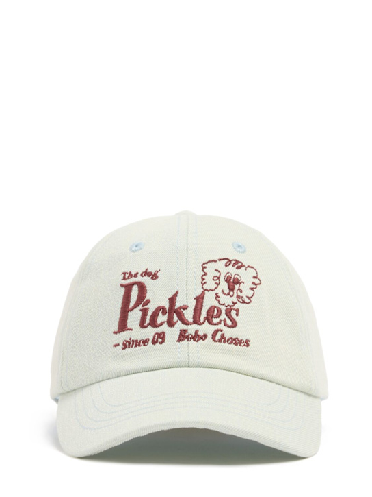 Bobo Choses: 纯棉棒球帽 - 白色 - kids-boys_0 | Luisa Via Roma