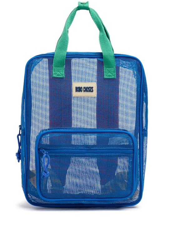 Bobo Choses: Poly canvas backpack - Blau - kids-girls_0 | Luisa Via Roma