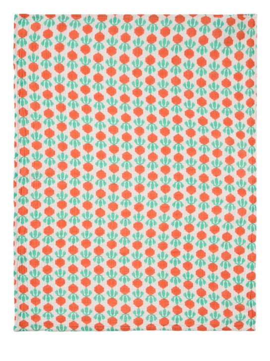 Bobo Choses: 印花毯子 - 淡蓝色/红色 - kids-girls_0 | Luisa Via Roma