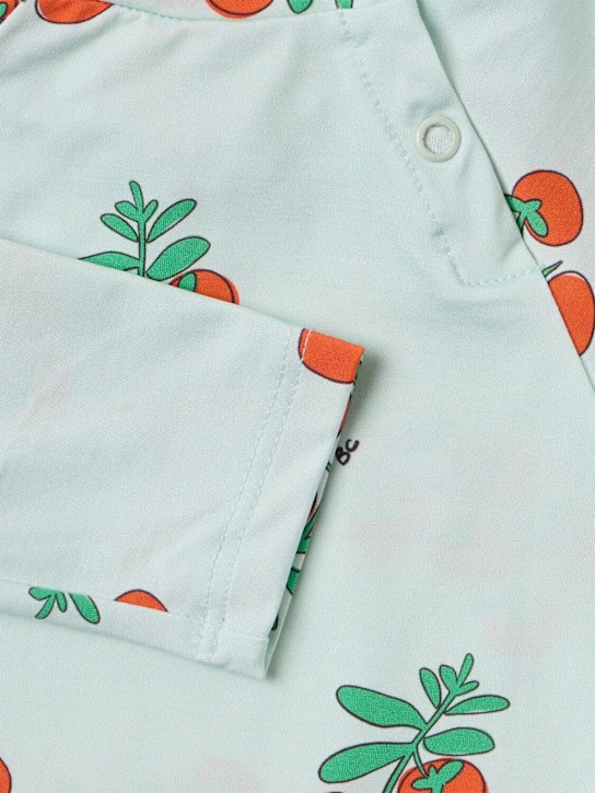 Bobo Choses: 印花游泳T恤 - 灰色 - kids-girls_1 | Luisa Via Roma