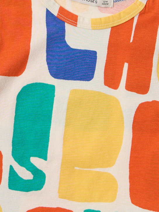 Bobo Choses: 印花棉质T恤 - 多色 - kids-girls_1 | Luisa Via Roma