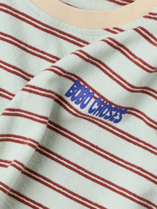 Bobo Choses: Printed cotton t-shirt - Bianco - kids-girls_1 | Luisa Via Roma