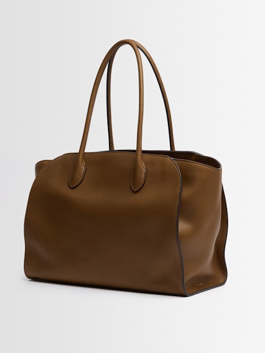 The Row: Marlo 14 saddle leather tote bag - women_1 | Luisa Via Roma