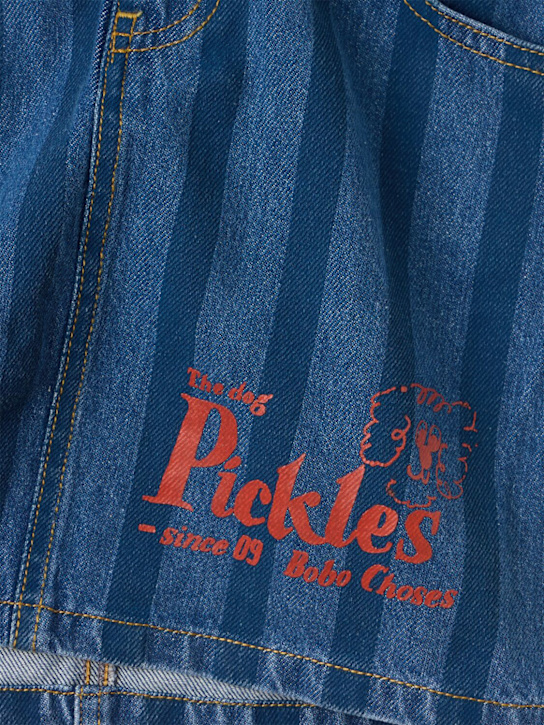 Bobo Choses: Cotton skirt - Blau - kids-girls_1 | Luisa Via Roma