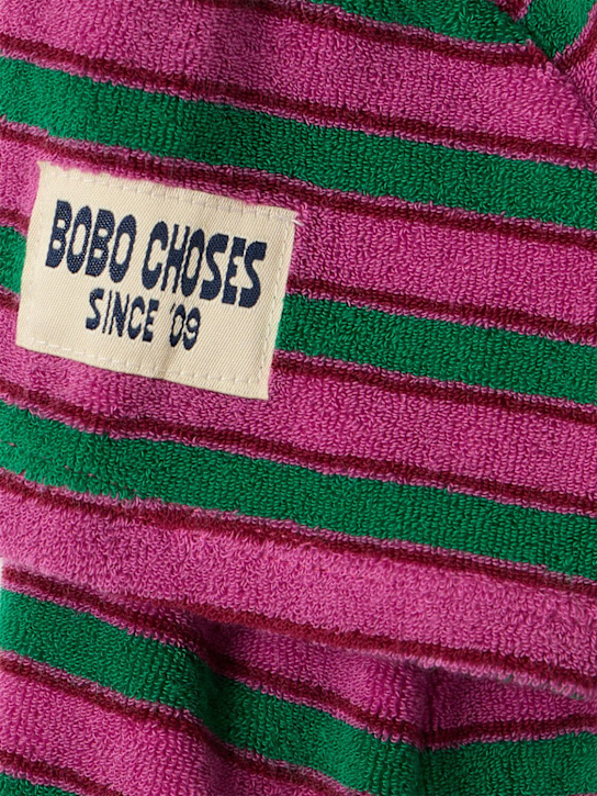 Bobo Choses: Cotton blend dress - パープル - kids-girls_1 | Luisa Via Roma