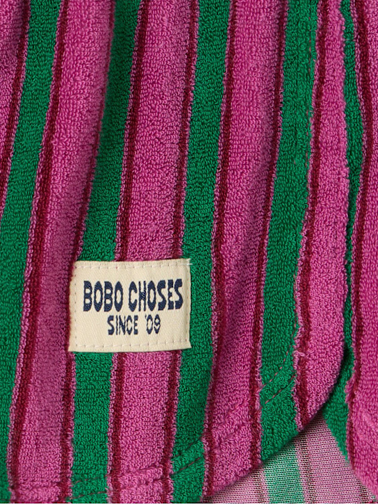 Bobo Choses: 混棉短裤 - 紫色 - kids-girls_1 | Luisa Via Roma