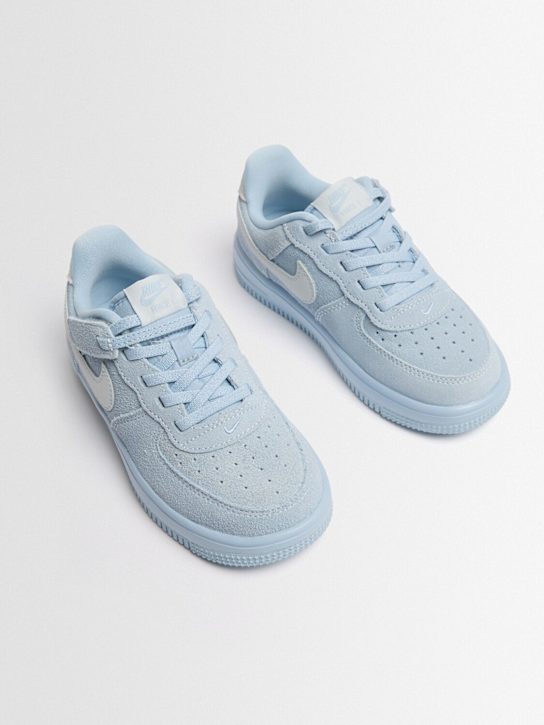 Nike: Force 1 Low LV8 EasyOn sneakers - Lt Armory Blue/ - kids-boys_1 | Luisa Via Roma