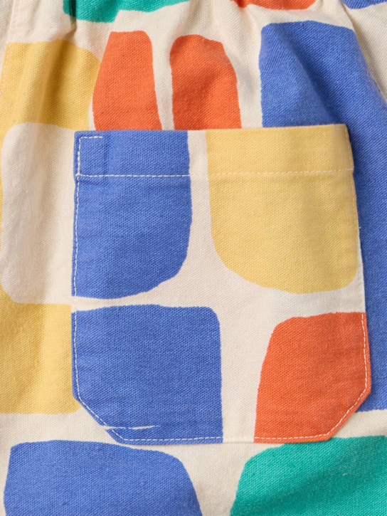 Bobo Choses: Printed cotton pants - Multicolor - kids-boys_1 | Luisa Via Roma