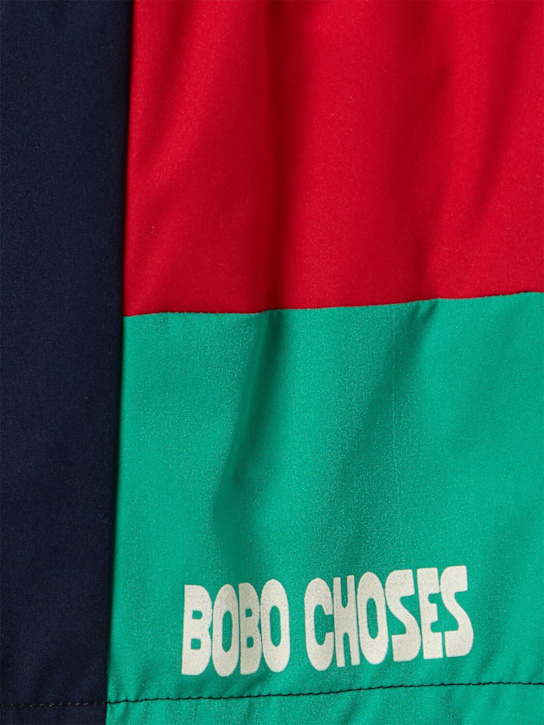Bobo Choses: Color block shorts - Multicolor - kids-boys_1 | Luisa Via Roma