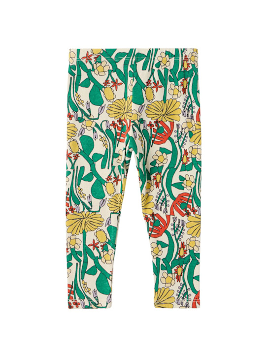 Bobo Choses: 印图棉混纺紧身裤 - 多色 - kids-girls_0 | Luisa Via Roma