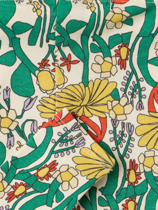 Bobo Choses: 印图棉混纺紧身裤 - 多色 - kids-girls_1 | Luisa Via Roma